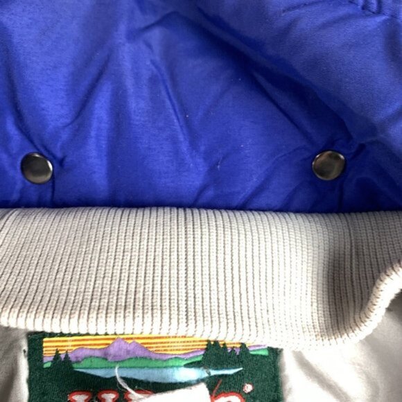 LL Bean Penobscot Parka Mens XL Tall Blue Green Hooded Full Zip Made In USA VTG - Picture 14 of 16